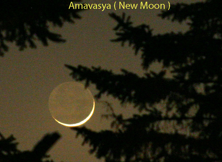 Vedic Astrology Lesson 37,eastrovedica.com,hindu astrology software, research and consultancy, amavasya, new moon